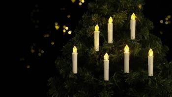 Sygonix SY-4531628 osvetlenie na vianočný stromček  vnútorné  na batérie Počet žiaroviek 20 LED  teplá biela