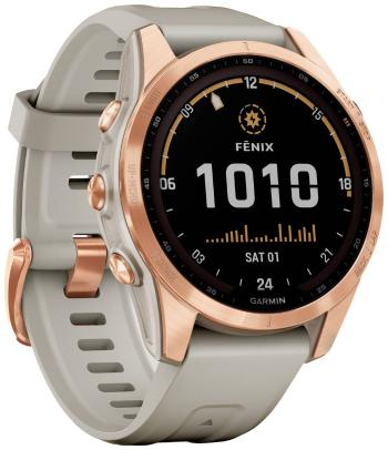 Garmin FENIX® 7S Solar smart hodinky  30 mm  béžová