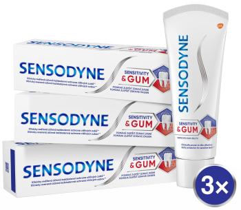 SENSODYNE Zubná pasta Sens & Gum 3 x 75 ml