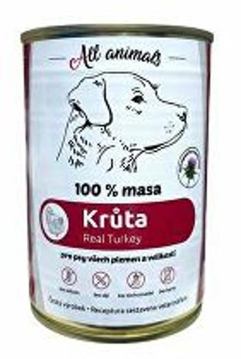 All Animals DOG Mleté morčacie mäso 400g