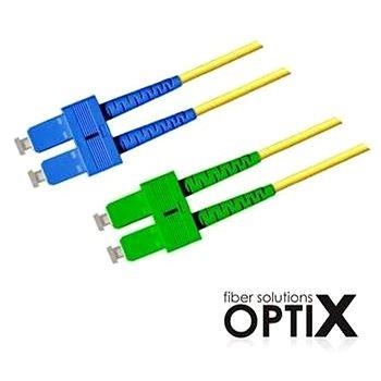 OPTIX SC/APC-SC optický patch cord 09/125 0,5 m G657A (14499)