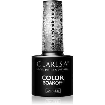 Claresa SoakOff UV/LED Color Winter Wonderland gélový lak na nechty odtieň 10 5 g