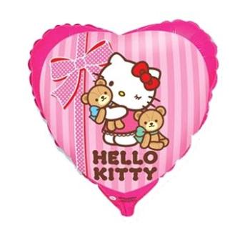 Balónik fóliový 45 cm Hello Kitty s medvedíkmi (8435102309034)