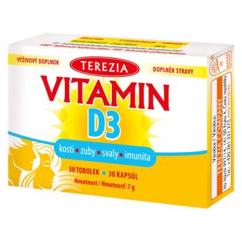 TEREZIA Vitamín D3 1000 IU 30 kapsúl