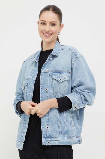 Rifľová bunda Pepe Jeans Alice dámska, prechodná, oversize