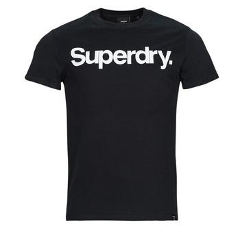 Superdry  Tričká s krátkym rukávom CL TEE  Čierna