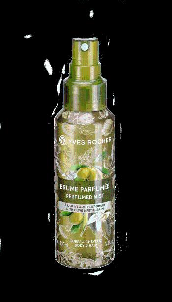 Yves Rocher Parfumovaný sprej na telo a vlasy Olivy & petit grain 150 ml