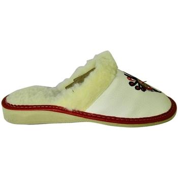 John-C  Papuče Dámske bielo-červené papuče ERIKA  viacfarebny