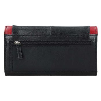 Lagen Dámska peňaženka kožená BLC/4228 Čierna/Červená