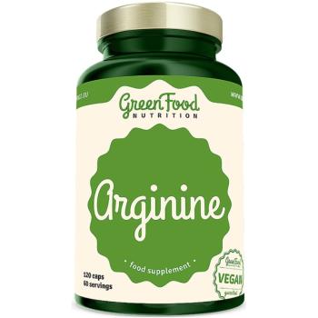 GreenFood Nutrition Arginine regenerácia a rast svalov 120 cps