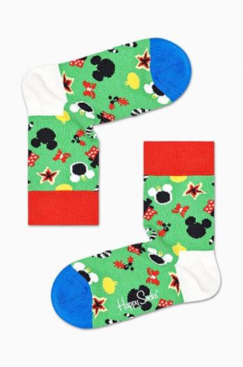 Detské ponožky Happy Socks x Disney Treemendous zelená farba, KDNY01 7000