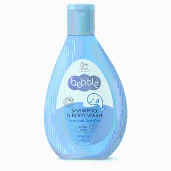 Detský šampón a umývací gél s levanduľou Bebble 200 ml