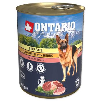 Konzerva ONTARIO hovězí paté s bylinkami 800 g