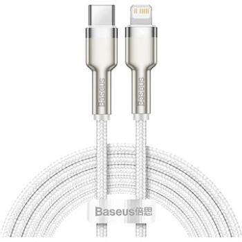 Basesu Cafule Series nabíjací/dátový kábel USB-C na Lightning PD 20 W 2 m, biela (CATLJK-B02)