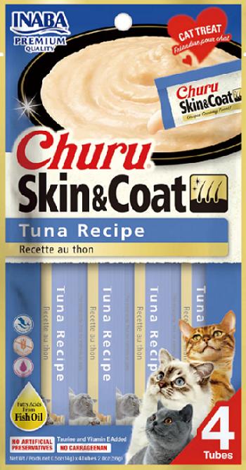 Inaba Churu Skin & Coat cat Tuniak maškrta pre mačky 12x4tuby 672g