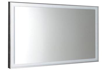 SAPHO - LUMINAR LED podsvietené zrkadlo v ráme 1200x550mm, chróm NL560