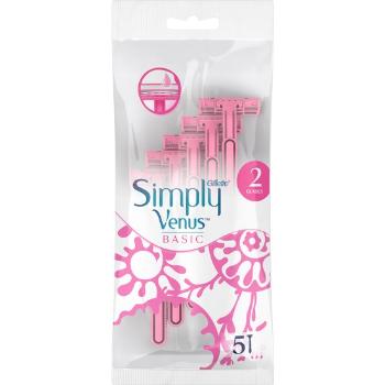 GILLETTE DISPOSABLE RAZOR WOMEN 5 PCS SIMPLY VENUS 2 BASIC