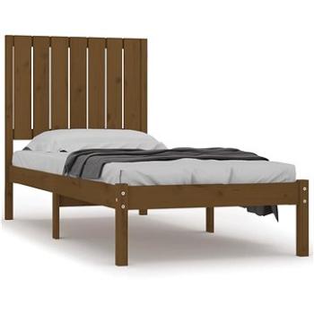 Rám postele medovo hnedý masívne drevo 75 × 190 cm Small Single, 3104376