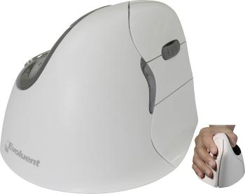 Evoluent VerticalMouse4 VM4RB Mac #####Kabellose ergonomische Maus Bluetooth® optická biela, strieborná 6 null 2800 dpi