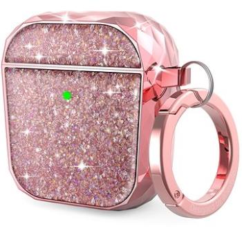 AhaStyle Glitter protection Airpods 1 & 2 case pink (PT119-A-Pink)