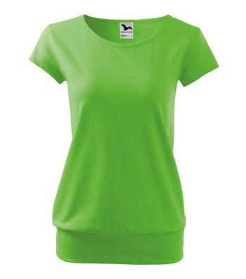 MALFINI Dámske tričko City - Apple green | S