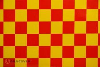Oracover 43-033-023-010 nažehlovacia fólia Fun 3 (d x š) 10 m x 60 cm žltá, červená