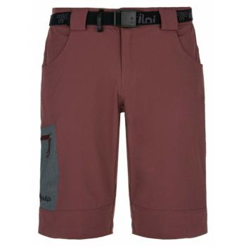 Pánske outdoorové oblečenie kraťasy Kilpi NAVIA-M tmavo červené XXL