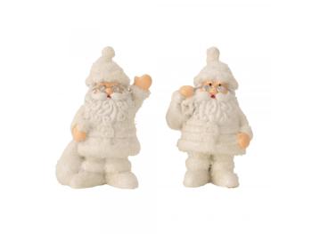 MAKRO - Santa biely 7cm