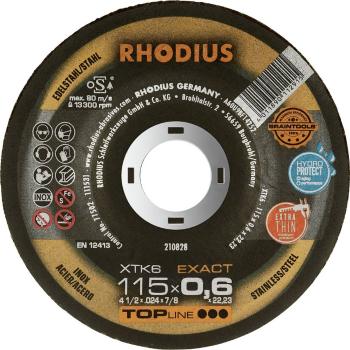 Rhodius XTK6 EXACT BOX 211301 rezný kotúč lomený  115 mm 22.23 mm 10 ks