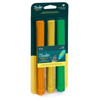 3Doodler náplň ECO-PCL pre 3D pero Start+ 75 ks – oranžová, žltá, zelená (3DS-ECO-MIX2-75)