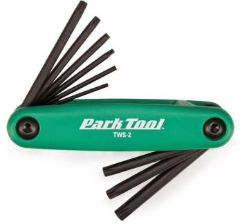 Park Tool Fold-Up Torx® Green T10-T15-T20-T25-T27-T30-T40-T7-T9 9 Kľúč