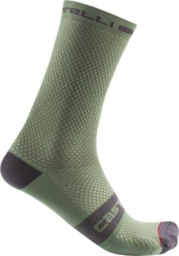 Castelli Superleggera T 18 Sock Defender Green L/XL