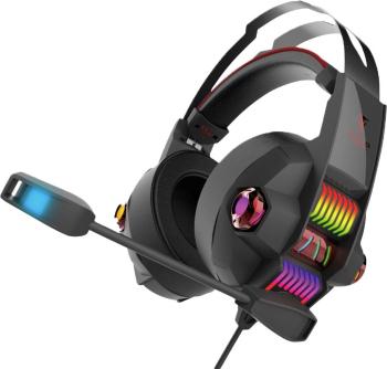 Berserker Gaming EIKTHYRNIR herný headset jack 3,5 mm, s USB káblový cez uši čierna stereo