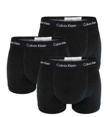 CALVIN KLEIN - 3PACK Cotton stretch classic čierne boxerky-M (81-86 cm)