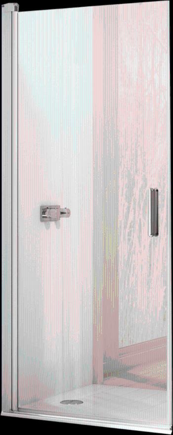Sprchové dvere Huppe Design Elegance jednokrídlové 100 cm, sklo číre, chróm profil DEL1100190CRT