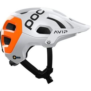 POC prilba Tectal Race MIPS NFC Hydrogen White/Fluorescent Orange AVIP SML (7325549924451)