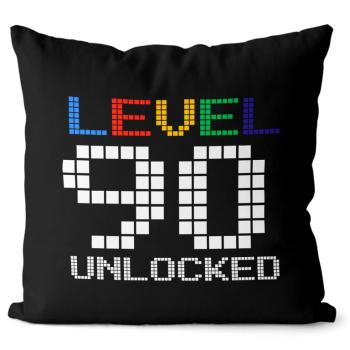 Vankúš Level unlocked (vek: 90, Velikost: 40 x 40 cm)