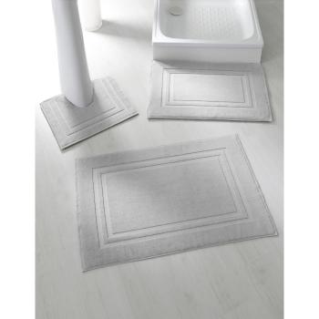 Blancheporte Kúpeľňová predložka s dvojitým pruhom sivá 60x100cm