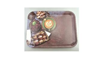 MAKRO - Podnos 39x29x2,3cm Coffee