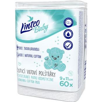 LINTEO BABY Vatové čistiace vankúšiky 60 ks (8595686303085)