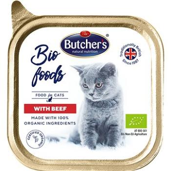 Butchers Bio vanička pre mačky s hovädzím mäsom 85 g (5011792003891)