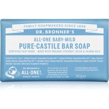 Dr. Bronner’s Baby-Mild tuhé mydlo bez parfumácie 140 g