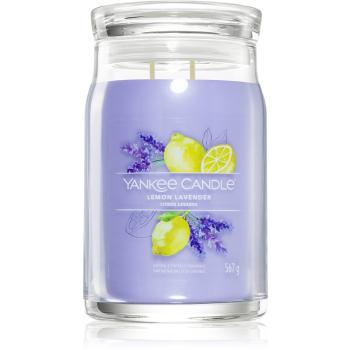 Yankee Candle Lemon Lavender vonná sviečka Signature 567 g