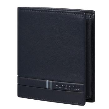 Samsonite Pánská kožená peněženka Flagged SLG 144 - modrá