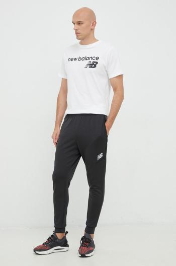 Tréningové nohavice New Balance Tenacity pánske, čierna farba, jednofarebné