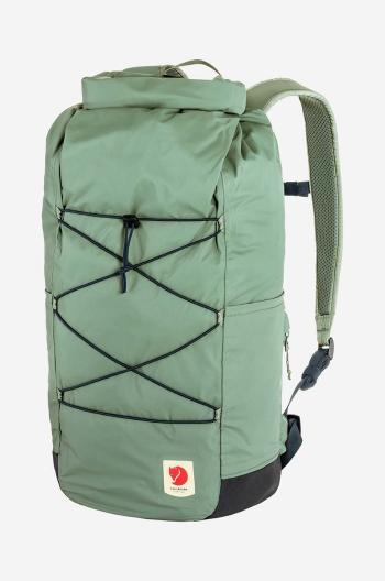 Ruksak Fjallraven High Coast Rolltop 26 zelená farba, veľký, jednofarebný, F23224