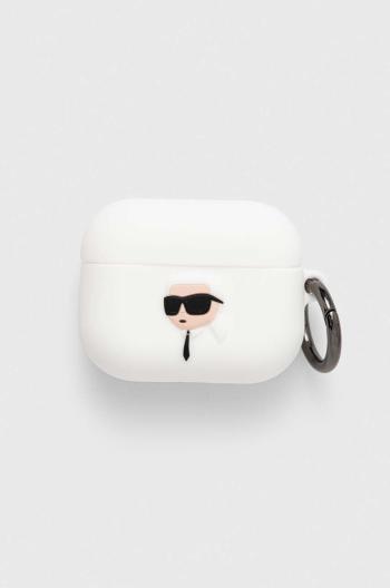 Puzdro na airpods pro Karl Lagerfeld biela farba