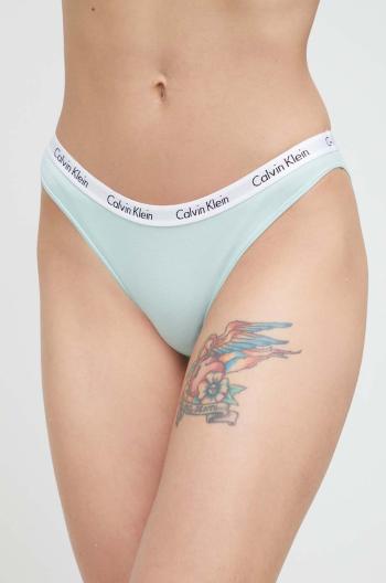 Nohavičky Calvin Klein Underwear tyrkysová farba