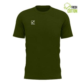 T-SHIRT COTONE ACTION VERDE MILITARE Tg. XL