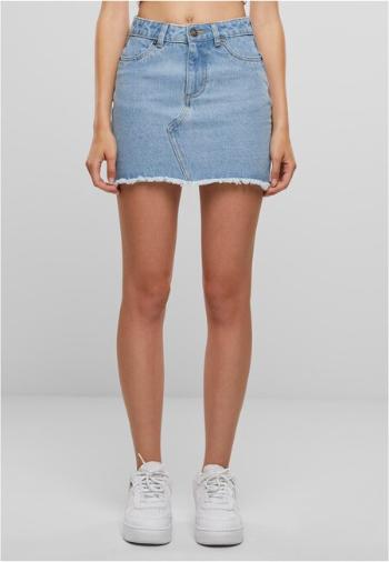 Urban Classics Ladies Heavy Mini Denim Skirt new light blue washed - 29